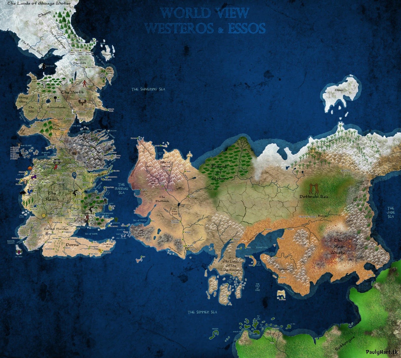 Lista 98+ Foto Mapa De Los 7 Reinos De Game Of Thrones Actualizar 09/2023